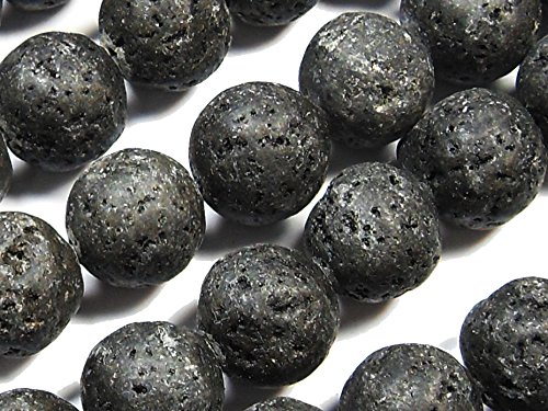 LAVA EDELSTEIN PERLEN NATURSTEIN KUGEL 4mm SCHWARZ 45stk. Lavaperlen Halbedelstein Edelsteine Strang Schmuckperlen Schmuckstein für DIY Kette Basteln AZL28 von Perlin