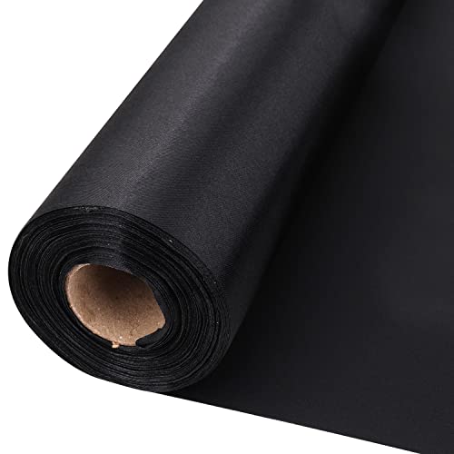 Personalize Pro Satin-Rolle, 29 cm x 20 m, schwarz, luxuriös und weich, seidig und glänzend, für selbstgemachte Stuhlhussen, Schleifen, Tischläufer, Girlanden, Hochzeiten, Partys, Bastelprojekte von Personalize Pro