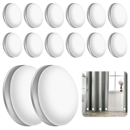 14 Paar Magnetische Duschvorhang Gewichte Unten, Runde Shower Curtain Weights, Magnete Duschvorhang Gewichte, Outdoor Gardinenbeschwerer Vorhang Beschwerer, Magnetische Vorhanggewichte für Tischdecke von PetGlimmer