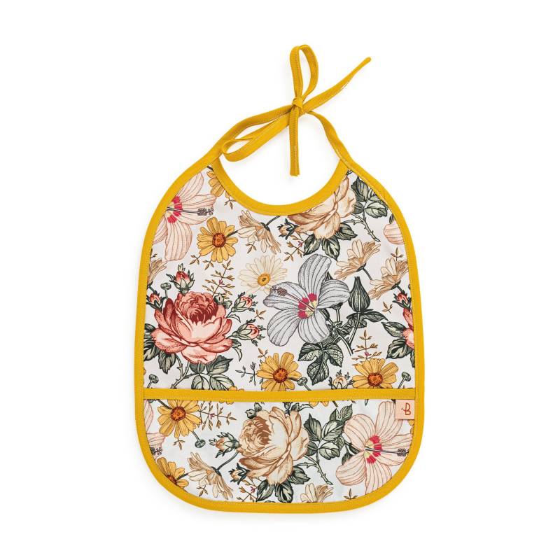 Baby Lätzchen Vintage Blumen, Wasserabweisendes Lätzchen, Für Mädchen von PetitBabu