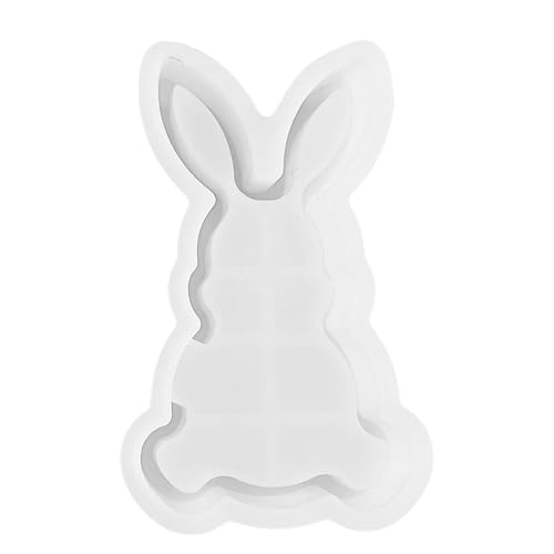 3D Kaninchen Gießform Ostern, Ostern Kaninchen Silikonformen Gießformen, Ostern Hase Silikonformen Gießformen, Epoxidharz Formen zur Herstellung von Ostern Ornamenten von Peufcmi