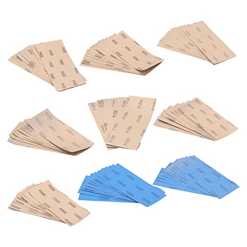 90pcs Sandpapierset Haltbarer Trockener Nassschleifwerkzeuge 400/600/800/1000/1200/1500/2000/2500/3000 Maschen Zum Polieren von Schleifwerkzeugen von Phefop