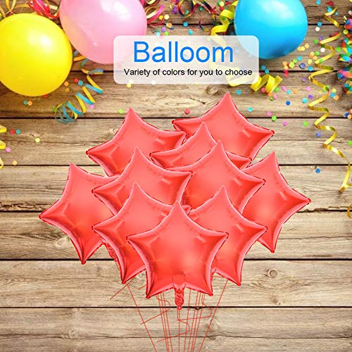 Balloom, Aluminiumfolienballon, Wunderschön, Einzigartig für Geburtstage und Hochzeiten (Rot) von Phefop