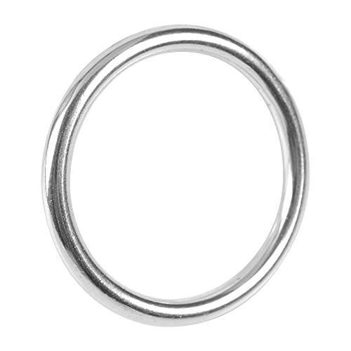 304 Edelstahl O-Ringlinie Dia. 5 Mm, Korrosionsbeständiger Ring für Fitness- und Yogalebhaber (05035 Drahtdurchmesser 5 mm * Innendurchmesser 35 mm) von Phefop