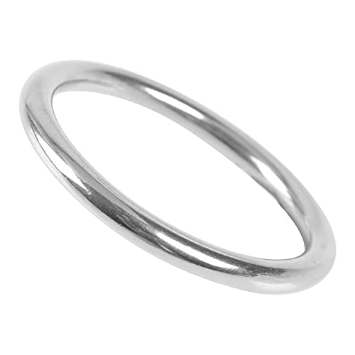 Durable 304 Edelstahl O-Ringlinie Dia. 5 Mm, Korrosionsbeständiger Ring für Fitness- und Yogalebhaber (05040 Drahtdurchmesser 5 mm * Innendurchmesser 40 mm) von Phefop