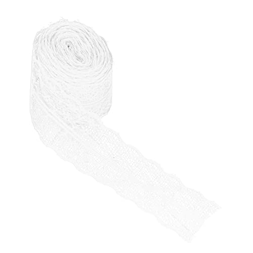 Nylon-Spitzenstoff, 10 Meter Lang, DIY-Spitzenbesatz Zum Nähen/Quilten/Flicken (WHITE) von Phefop