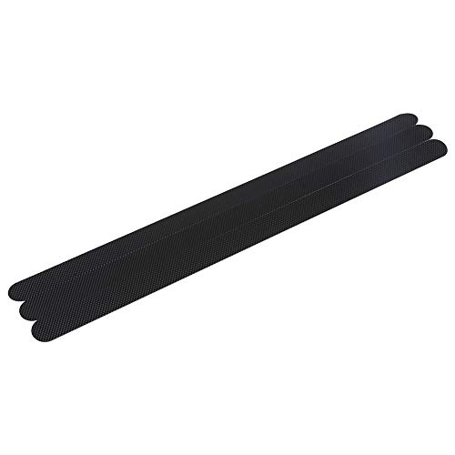 Phefop Anti-Rutsch-Klebeband, PEVA-Material, Wasserdichter Sicherheitsaufkleber für Badewannen-Keramikboden, 38 X 2 Cm, Set mit 12 Stück (BLACK) von Phefop