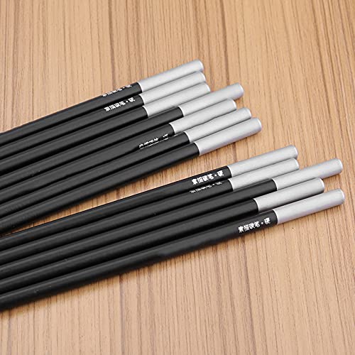 Phefop Kohlestift-Set, Professionelles Kunst-Zeichnen, Skizzieren, Bleistift-Set, 12 Stück, Premium-Holz, Weiche Holz-Bleistiftschale, Verdeckter Bleistift, (Härte) von Phefop