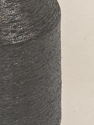 1 Spule 500 g Metallgarn GP 46,00 EUR/kg schwarz 86.000 m/kg Lame Beilaufgarn Glitzergarn 62% Polyester/ 38% Polyamid von PhiloTeXX