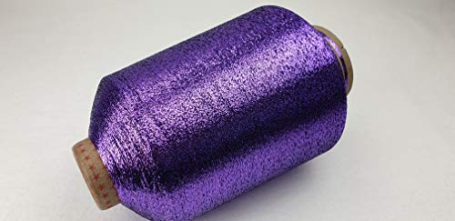 1 Spule Metallgarn 500 g GP 58,00 EUR/kg violett 86.000 m/kg Lame Beilaufgarn Glitzergarn 62% Polyester/ 38% Polyamid von PhiloTeXX