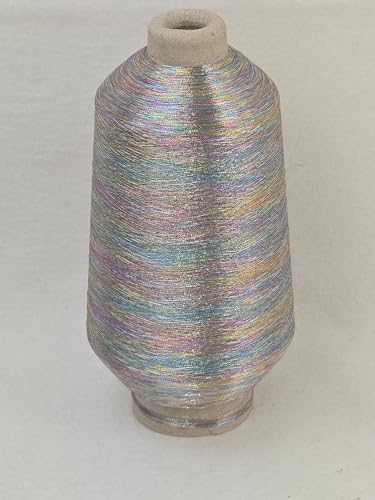 1 Spule Stickgarn GP 42,00 EUR/kg multicolor Nm 38 Rundgarn Lurexgarn 100% Polyester von PhiloTeXX