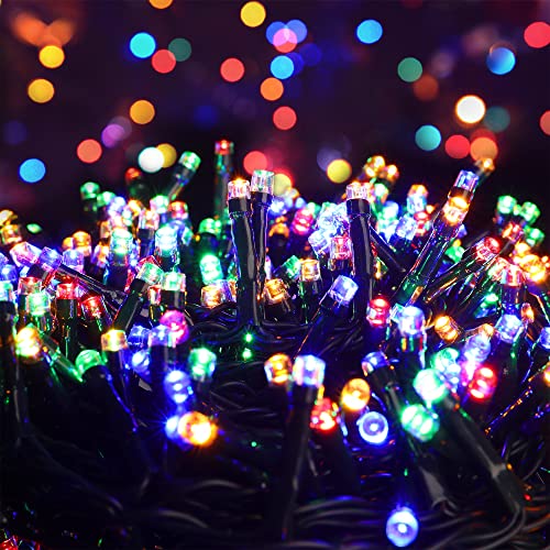 PhilzOps 1000 LED Cluster Lichterkette Außen, 25M Bunt Weihnachten Lichterkette Strom 8 Modi Wasserdicht Weihnachtsbaum Beleuchtung für Party Innen Zimmer Hochzeit Garten Baum Balkon Geburtstag Deko von PhilzOps