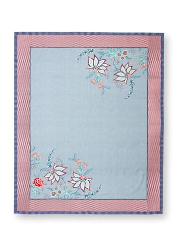 Pip Studio 51035043 Flower Festival Tischdecke Blue 140 x 180 cm (1 Stück) von Pip Studio