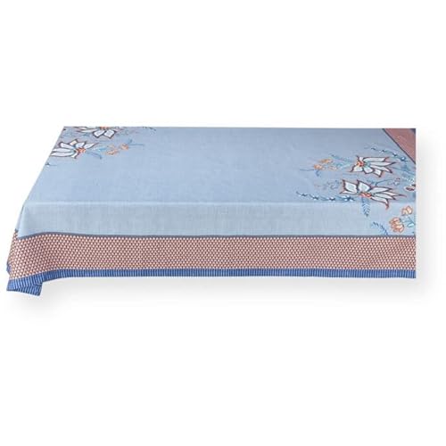 PiP Studio Table Cloth Flower Festival Blue 100x100cm von Pip Studio