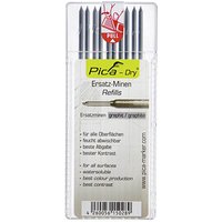 Pica Pica-Dry Fallminen-Bleistiftminen graphit 2B 2,8 mm, 10 St. von Pica