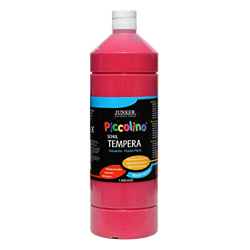 Piccolino flüssige Tempera Farbe Primärrot 1000ml Flasche - Ready-Mix Gouache Schultempera gebrauchsfertig Piccolino flüssige Tempera Farbe Primärrot 1000ml Flasche - Ready-Mix Gouache Schultempera gebrauchsfertig von Piccolino