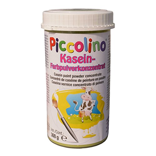 Plakatfarbe Piccolino Kaseinfarbe 300g dunkelgrün - Farbpulver zum Selbstanrühren von Piccolino
