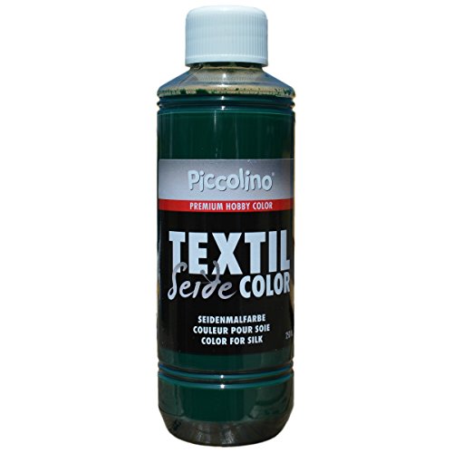 Seidenmalfarbe Moosgrün 250ml - Seidenfarbe Piccolino Textil Color - Textilfarbe Seide von Piccolino