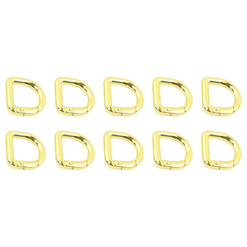 10 Stück Feder-D-Ringe Schlüsselhaken Metall Schlüsselanhänger Clip Schnallen Klemmen für Gürtel Rucksäcke Handtasche Geldbörse Riemen 10 Stück Feder-D-Ringe Schlüsselhaken Metall Schlüsselanhänger Clip Schnallen Klemmen für Gürtel Rucksäcke Handtasche Geldbörse Riemen von Piceioep