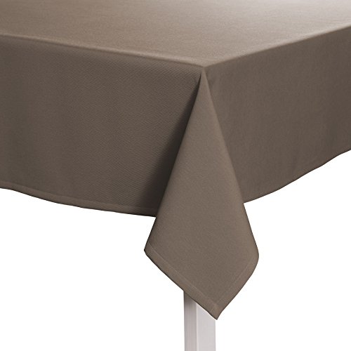 Pichler COMO_135/220_TP sportiv und pflegeleicht - Tischdecke 135 x 220 cm taupe von Pichler