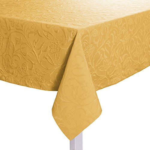 Pichler CORDOBA_140/220_G hochwertig und bügelfrei - Tischdecke 140 x 220 cm gold von Pichler