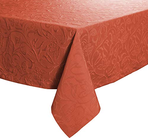 Pichler CORDOBA_140/220_TC hochwertig und bügelfrei - Tischdecke 140 x 220 cm terracotta von Pichler