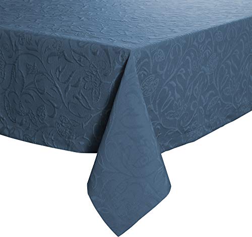 Pichler Tischdecke Cordoba bügelfrei, blau, 150x250 cm von Pichler