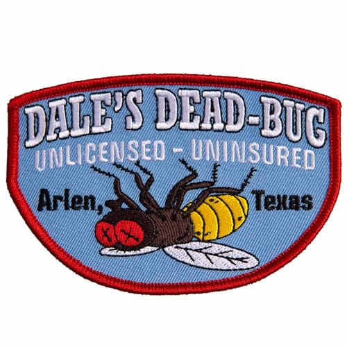 Dale's Dead-Bug, Arlen Texas Patch mit Bügelkleber | Gribble Novelty Embroidered von Pickwicks