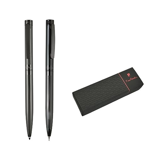 Pierre Cardin RENEE Set aus Kugelschreiber und Drehbleistift gunmetal, 1 stück (1er Pack) von Pierre Cardin