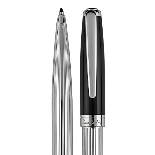 Pierre Cardin hochwertiger Dreh-Kugelschreiber aus Metall Metall-Kulli in Geschenk-verpackung ballpoint pen edler Kugelschreiber business Kugelschreiber für Beruf/Schule CHRISTOPHE KS von Pierre Cardin