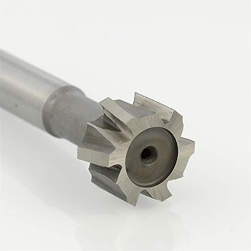 Pilang Zxxin-Fräser, 10 12 16 20 30 32mm Schlitz Router Bit für Metallfräsen CNC T Slot Frässchneider, HSS-Endmühle, Langlebiges Zubehör (Cutting Edge Length : 12x5x8x65L) von Pilang