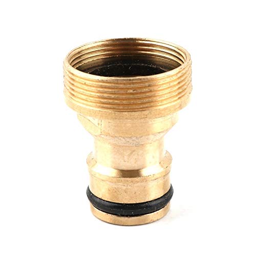 Zxxin-Rohrverbindungsstücke Gartenbewässerung Mixer Schlauchadapter Basin Fitting, Universal-Hahn-Küche-Hahn-Hahn-Adapter Messing-Anschluss, Gute Qualität (Color : Gold) von Pilang