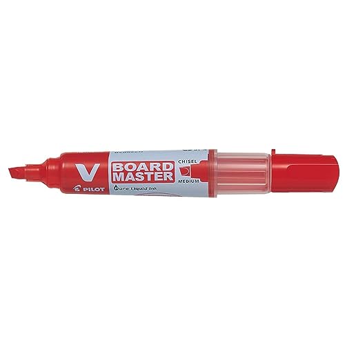 Pilot 12 Stück Marker wiederaufladbar V BOARD MASTER BEGREEN pte abgeschrägt Durchschnitt rot von Pilot Pen