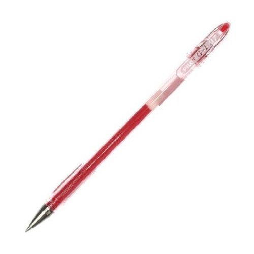 Pilot 3 Stück Kugelschreiber G1 – 07 mittlere Spitze Tinte Gel rot von Pilot