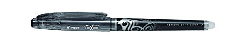 Pilot 6 Stück Tintenroller Frixion Point 0,5 schwarz von Pilot Pen