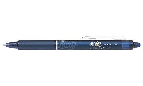 Pilot Frixion einziehbare löschbare 0,7 mm Spitze - Einzelstift (Blau Schwarz) von Pilot_Pens