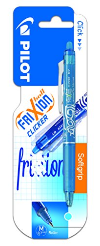 Pilot Spain Frixion Clicker Kugelschreiber, Geltinte, Mitte hellblau von Pilot Spain