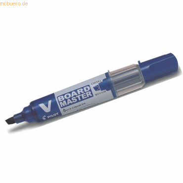 10 x Pilot Whiteboardmarker V Board Master 2,2-5,3mm Keilspitze blau von Pilot