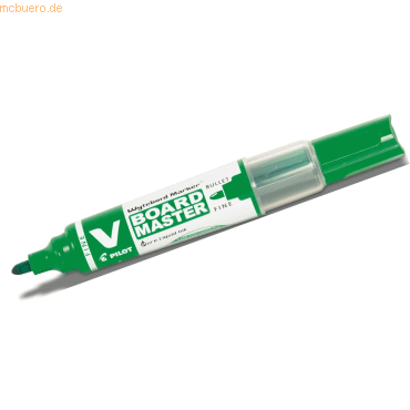 10 x Pilot Whiteboardmarker V-Board Master Fein 1,7mm Rundspitze grün von Pilot