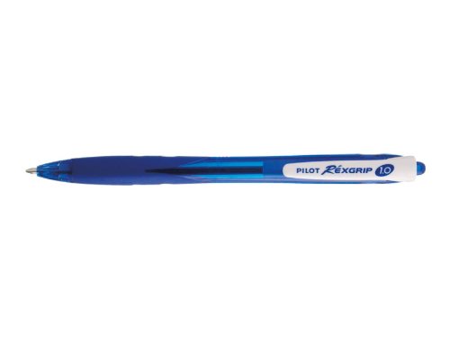 Pilot 12 Kugelschreiber RexGrip Begreen, mittlere Spitze, 1.0, blau von Pilot