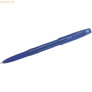 12 x Pilot Kugelschreiber Super Grip F blau von Pilot