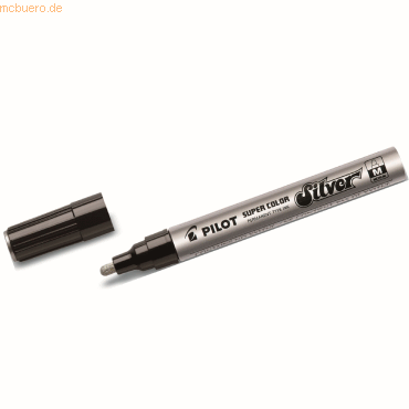 12 x Pilot Lackmaler Mittel 2mm silber von Pilot