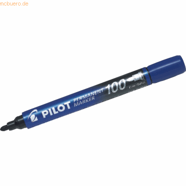 Pilot Permanentmarker 100 blau von Pilot