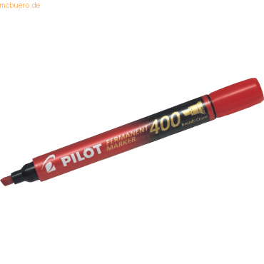 12 x Pilot Permanentmarker 400 rot von Pilot