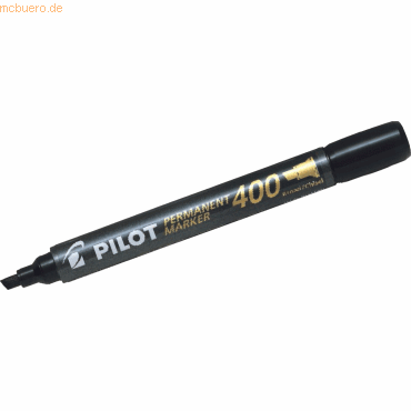 12 x Pilot Permanentmarker 400 schwarz von Pilot