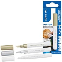 PILOT Pintor Celebrations Kreativmarker farbsortiert 1,0 mm, 3 St. von Pilot