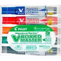 PILOT V-Board Master Whiteboard-Marker farbsortiert 2,0 - 5,0 mm, 5 St. von Pilot