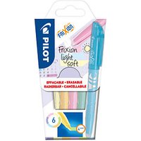 PILOT FriXion Light Soft Textmarker farbsortiert, 6 St. von Pilot