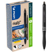 AKTION: PILOT FRIXION ball + Tintenroller 0,7 mm, Schreibfarbe: schwarz, 10 St. + GRATIS 5 Tintenrollerminen von Pilot