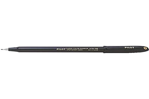 PILOT 244360 Permanent-Marker Twin Tip N65W Schwarz von PILOT